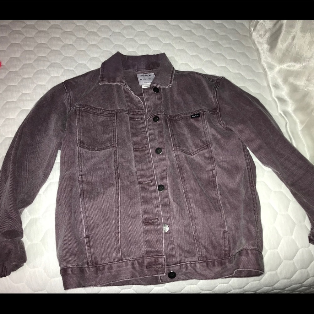 Purple RVCA Jean Jacket